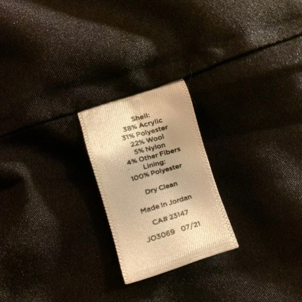 Talbots‎ Plaid A-Line Skirt Pink Gray 16 Wool NWT Preppy Academia Old Money - Picture 5 of 5